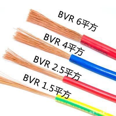 Bvr 6 мм ПВХ изоляционный кабельный дом проводка ПВХ кабель питания настраиваемый