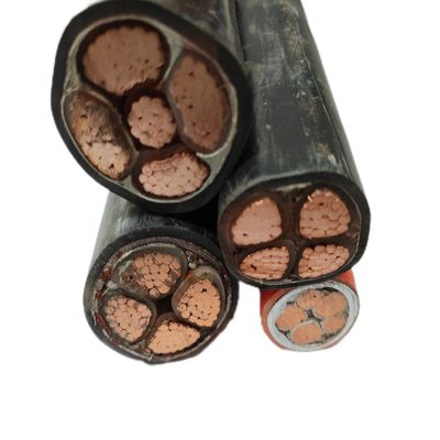 16mm-95mm Nyy Низкое напряжение 5 Ядра Кабель питания XLPE Wire Cu PVC Заземленный 25mm-35mm Размеры