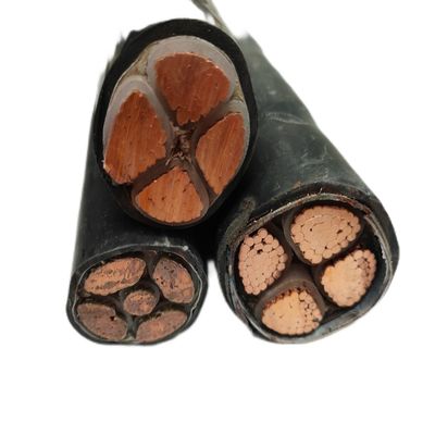 4x10mm2 NYY PVC низковольтный кабель питания XLPE для строительства и солнечных приложений
